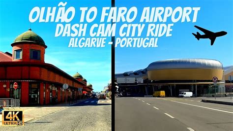 Olh O To Faro Airport Algarve Portugal Dash Cam Car Ride Travel Vlog