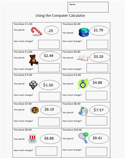 Money Worksheets Money Sense And Making Change Money Worksheets