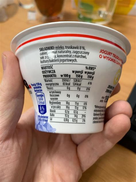 Jogurt Typu Islandzkiego Skyr Truskawka Fruvita Kalorie Kj A