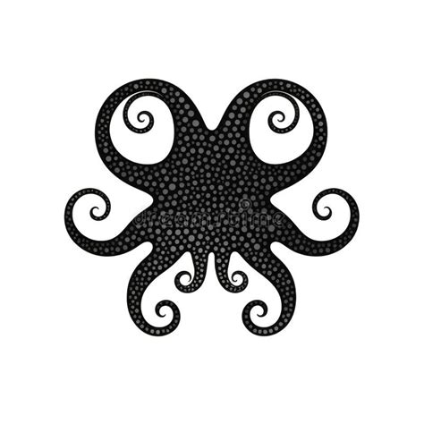 A Black And White Picture Of An Octopus Stock Illustration Illustration Of Octopus Artistic