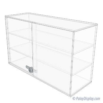 Azar Displays ACRYLIC LOCKBOX COUNTERTOP DISPLAY CASE