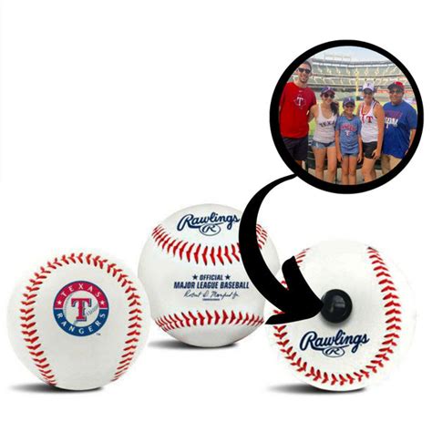 Texas Rangers MLB Collectible Baseball|Picture Inside|FANZ Collectibles ...