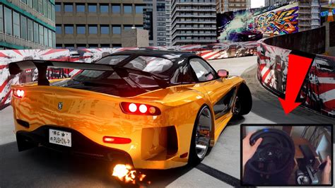 Drifting Hans Rx 7 In The Tokyo Drift Parking Youtube