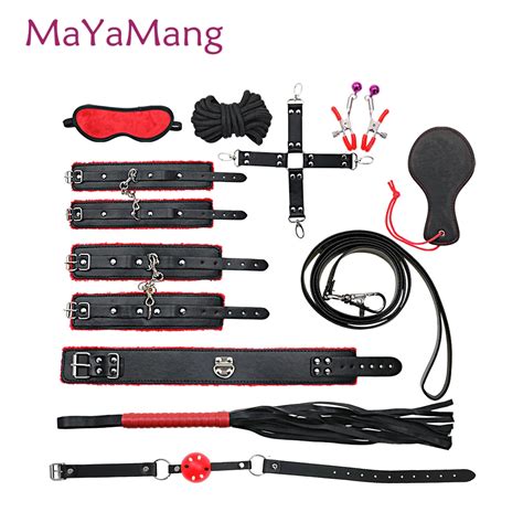 10pcsset Bondage Restraints Kit Set Adult Sex Games For Couples Erotic Restraint Bdsm Sex