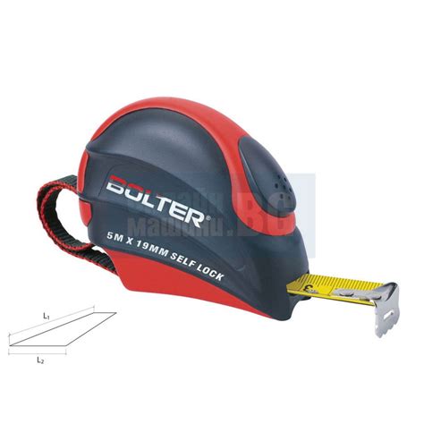 Ролетка двукомпонентна Bolter с автоматичен стоп 5 m x 25 mm - Цена ...