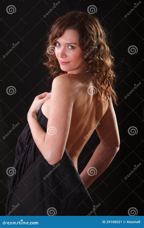 Glamour Portret Of Beauty Woman With Naked Back And Shoulders Stock Image Image Of Care