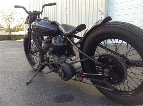 1940 Ua Ul Ulh Harley Davidson Flathead Bobber Chopper Racer