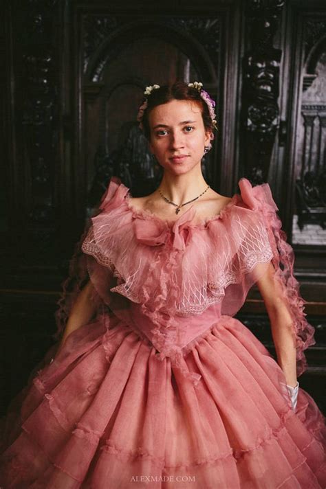 Gone With The Wind Rose Dress 1860s Ball Gown Etsy Uk