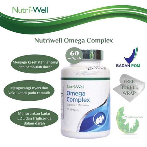 Jual Nutriwell Omega Complex Softgels Di Seller Health Essentials