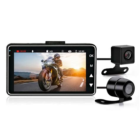 p hd motorcycle camera dvr motor dash cam  special dual tra