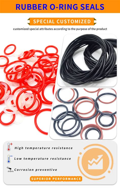 Food Grade High Pressure Resistance Silicon Gasket Rubber O Ring