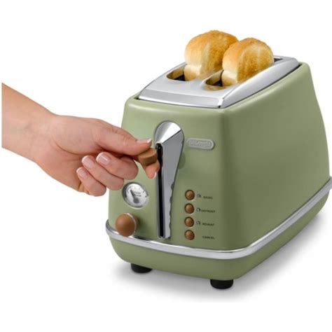 Тостер Delonghi CTOV 2103.GR, зеленый — купить в интернет-магазине ...