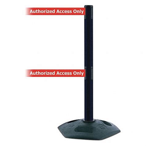 tensabarrier red authorized access  barrier post  belt