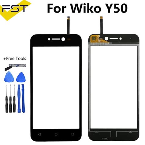 5 0 Black For Wiko Y50 Touch Panel Touch Screen Digitizer Sensor