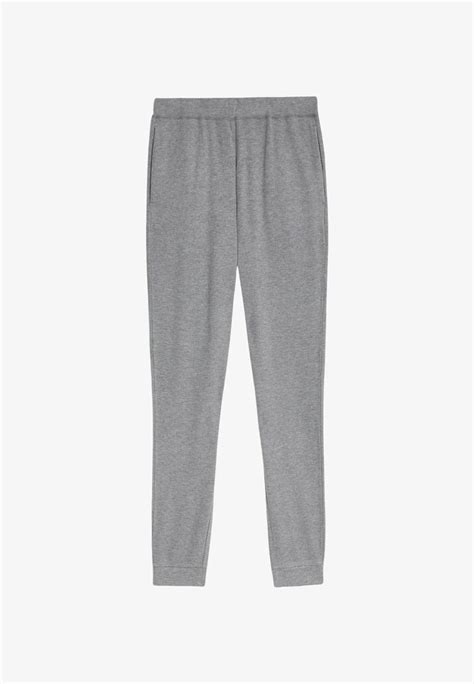 Marks And Spencer Heatgen Medium Slim Line Jogginghose Grey Grau