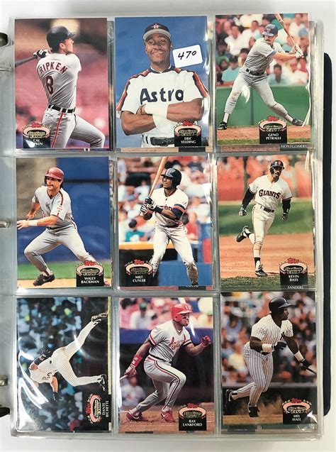 Lot Detail Topps Topps Stadium Club Baseball Card Sets