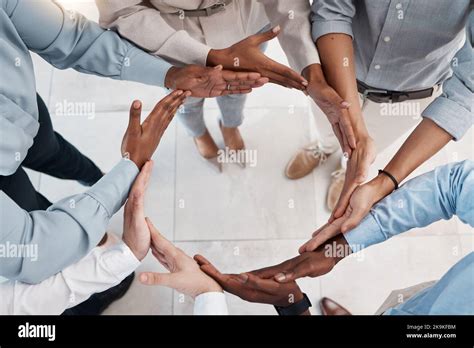 Teamwork Workflow And Synergy Hands Of Business People Team Building