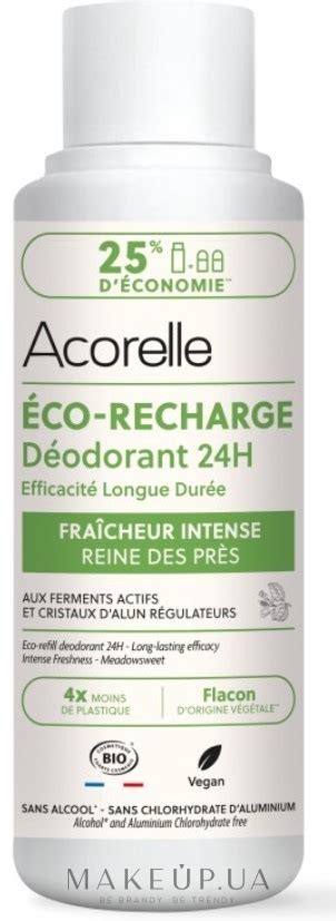 Acorelle Deodorant Roll On 24H Fraicheur Intense Eco refill сменный