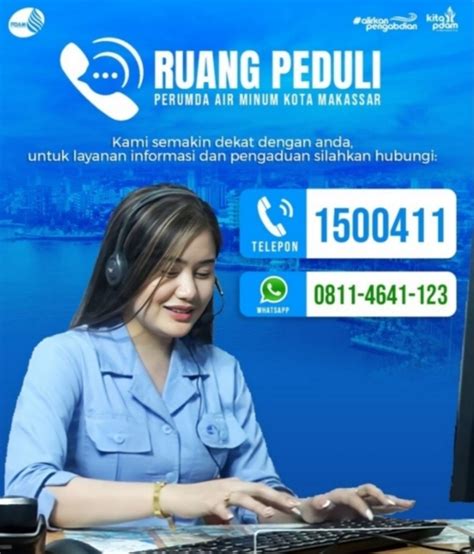 Ada Ruang Peduli Di PDAM Makassar Mudahkan Pengaduan Pelanggan