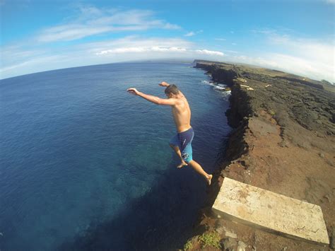 Cliff Jumping At South Point Ka Lae Hawaii Realest Nature