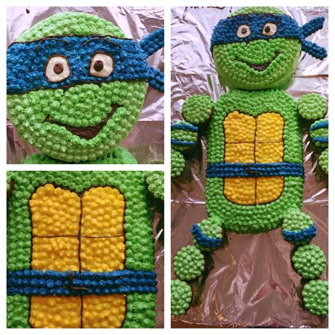 Pin By Tonya Fuller On Cupcakes Ninja Turtle Cupcakes Cupcake Cake