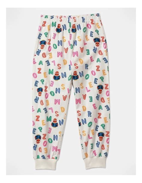 The Pyjama Foundation X Myer Pj Foundation Pyjama Set In Cream Myer