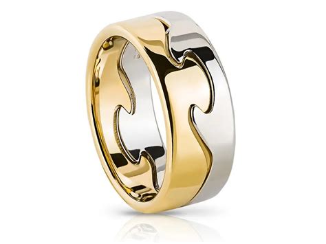 Georg Jensen Fusion Two Tone Two Piece Ring Prestige Online Store