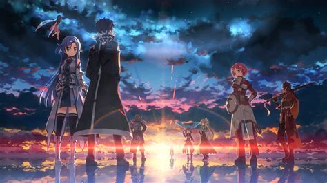 Обои на рабочий стол Персонажи аниме Мастера Меча Онлайн II / Sword Art ...