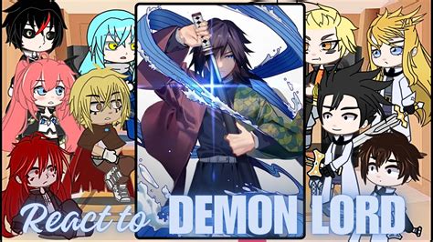 Rimuru Tempest React To Giyuu Tomioka As New Demon Lord Gacha Life