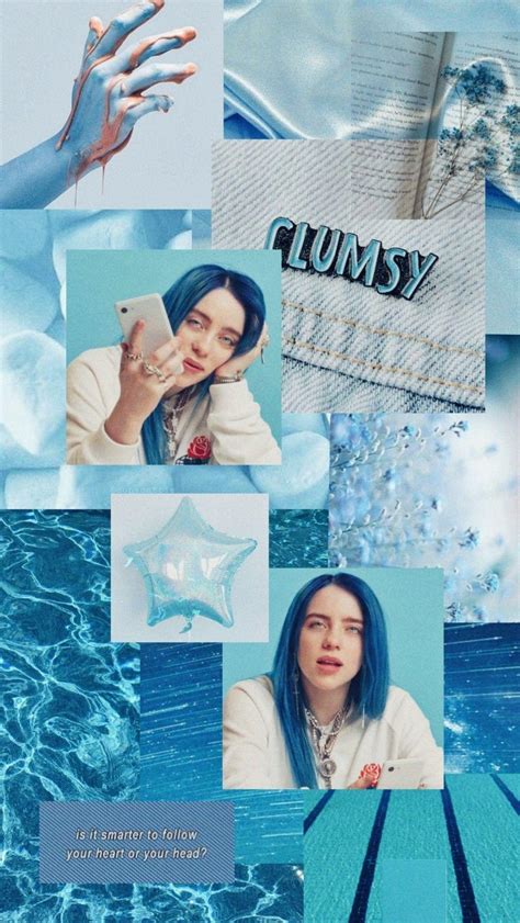 Billie Eilish Blue Wallpapers Top Free Billie Eilish Blue Backgrounds