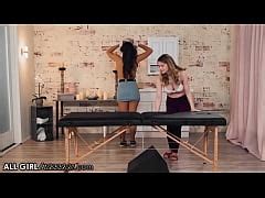 Allgirlmassage Bunny Colby Gives Her Anal Fingering Massage With Bolster To Gia Derza Xxx