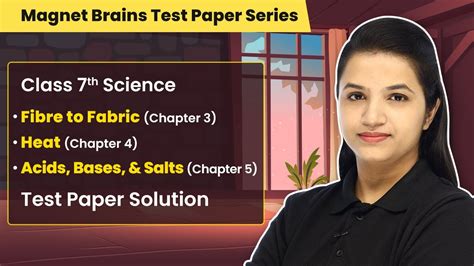 Magnet Brains Test Paper Solution Class Science Chapter Youtube