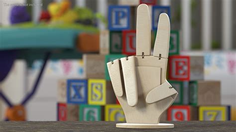 Peace Hand Symbol 3d Model 29 3ds Blend C4d Fbx Max Ma Lxo