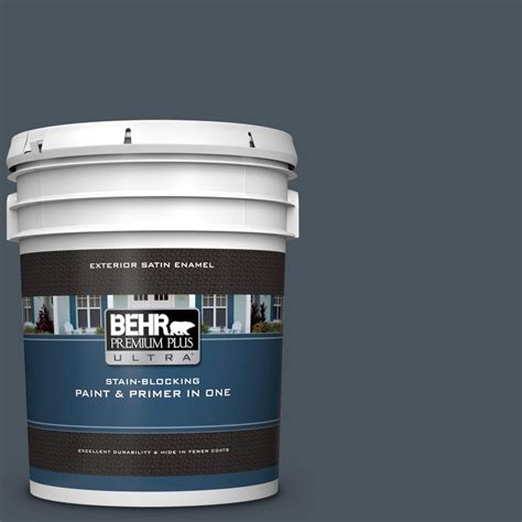 Behr Premium Plus Ultra Gal N Midnight Blue Satin Enamel