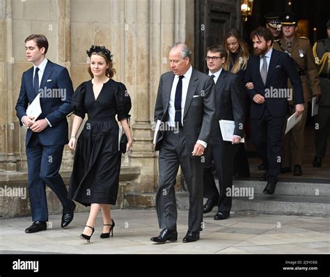 Viscount Linley And Son Charles Armstrong Jones Banque De Photographies