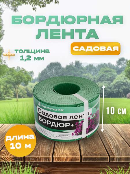 Бордюр садовый про садх10 см купить c доставкой на OZON по низкой цене ...