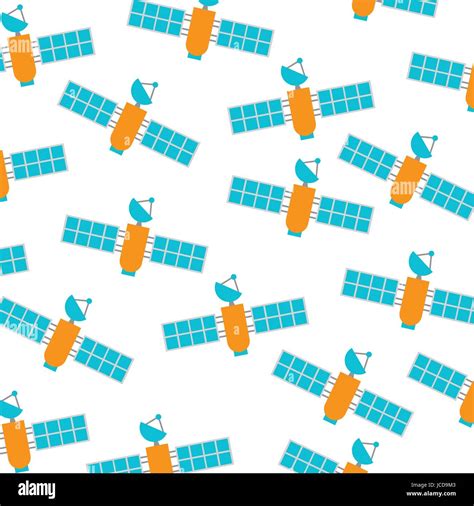 artificial satellite spacial pattern Stock Vector Image & Art - Alamy