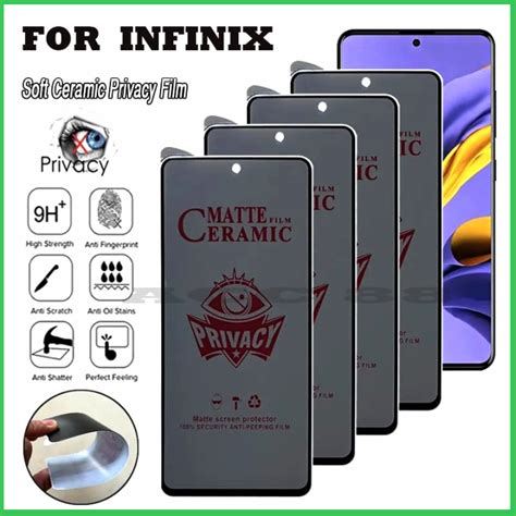 Anti Gores Anti Kepo Anti Pecah ALL Infinix Hot Play Hot I Note Note Pro Smart Hot