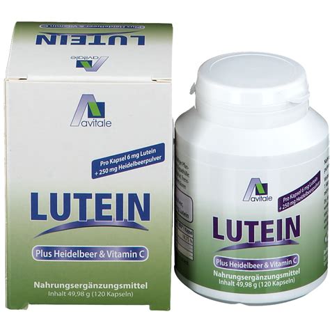 Avitale Lutein Kapseln Mg Heidelbeer St Shop Apotheke At