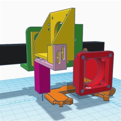 Download free 3D printer designs Real Direct Drive E3D V6 , BMG for ...