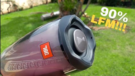 JBL Pulse 4 NT Black EXTREME BASS TEST Low Frequency Mode 90