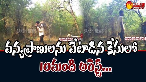 10 Got Arrested In Hunting Case At Nagar Kurnool Tiger Reserved Forest