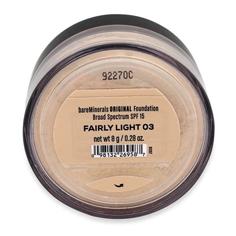 Bareminerals Original Foundation Broad Spectrum Spf 15 Fairly Light 03