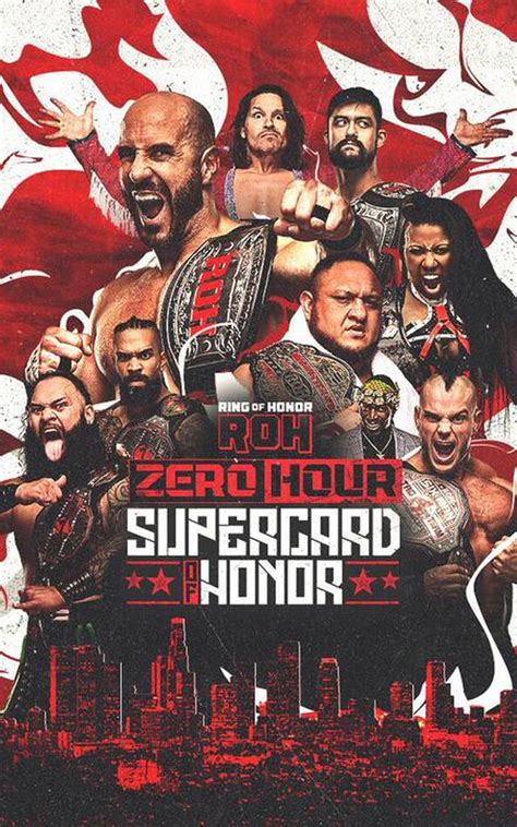 ROH SuperCard Of Honor 2023 Zero Hour Official Free Replay FITE