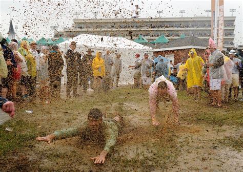 Kentucky Derby Photos Infield Party Grandstand Hats Celebrities Make