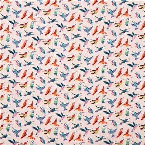 Cream Los Cabos Hummingbird Bird Fabric Elizabeths Studio From The Usa