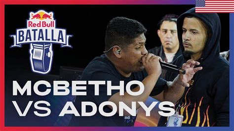 McBetho Vs Adonys Octavos Red Bull Estados Unidos 2021 YouTube