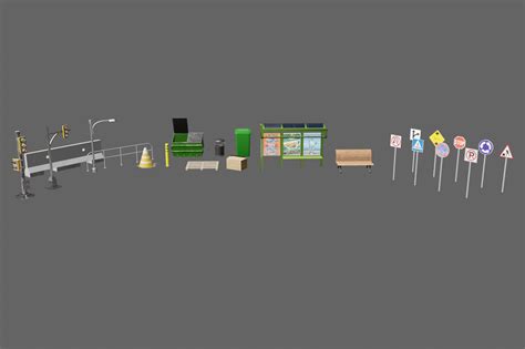 City Props 3d Turbosquid 1809971