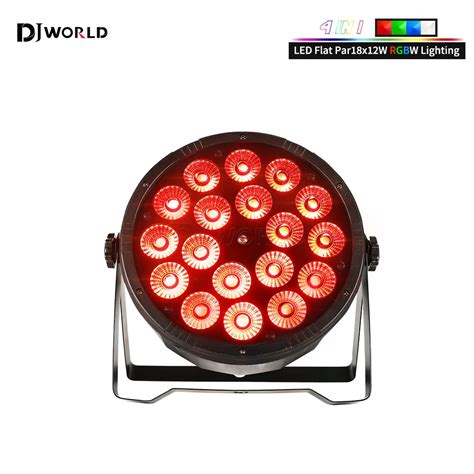 X W Led Par Light Rgbw In Flat Par Light Dmx Professional