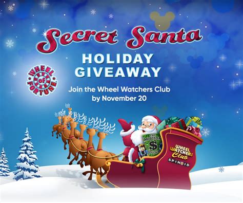 Wheel Of Fortune Secret Santa Holiday Giveaway 2022 Win Everything A